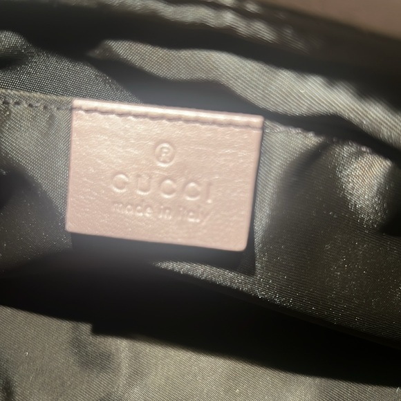 AUTHENTIC GUCCI Soft Patent Soho Cosmetic Case Dark Cipria - Picture 6 of 10